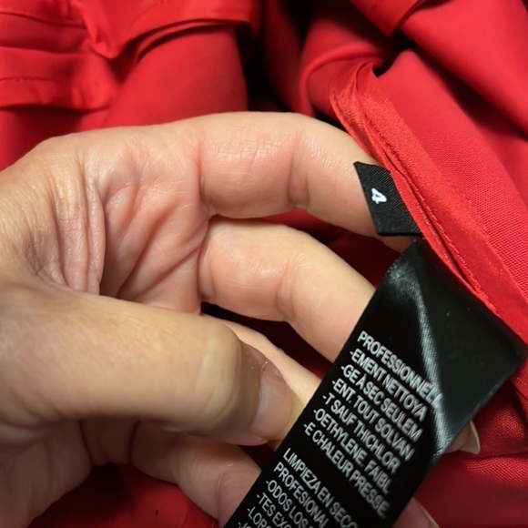 Doncaster collection red sleeveless nylon dress - Picture 11 of 11